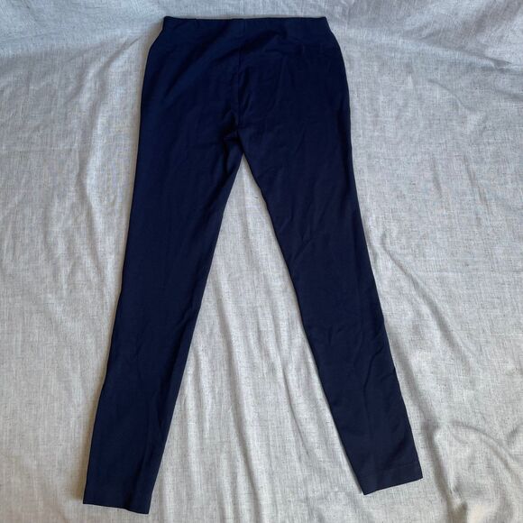 Lauren By‎ Ralph Lauren Navy Blue Leggings Lace Up Ankle Viscose Women's Small - Picture 2 of 7